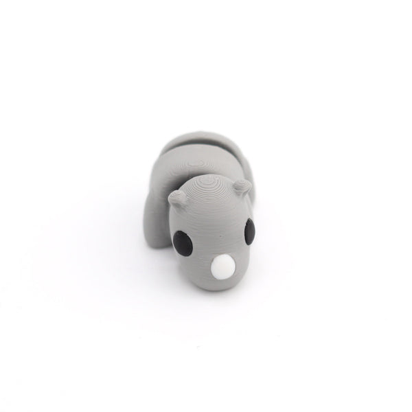 Rhinocéros articulé – Jouet sensoriel imprimé en 3D