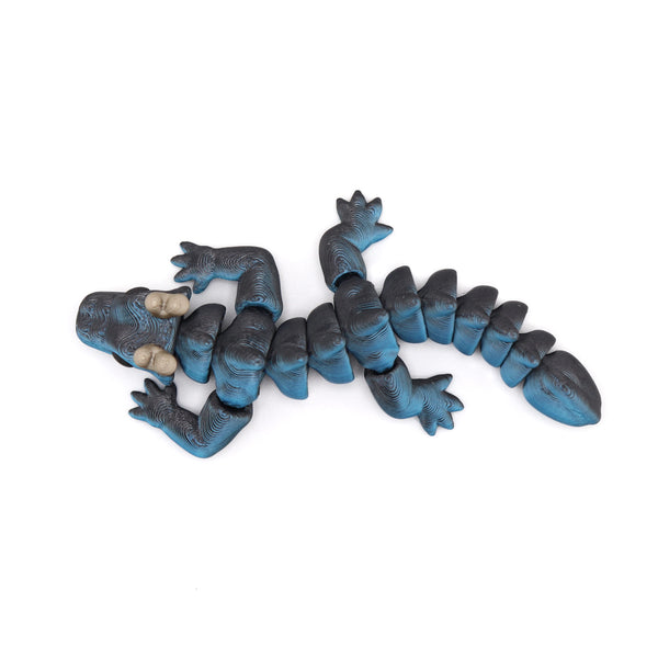 Articulated Phantom Black Baby Dragon – 3D-Printed Sensory Fidget