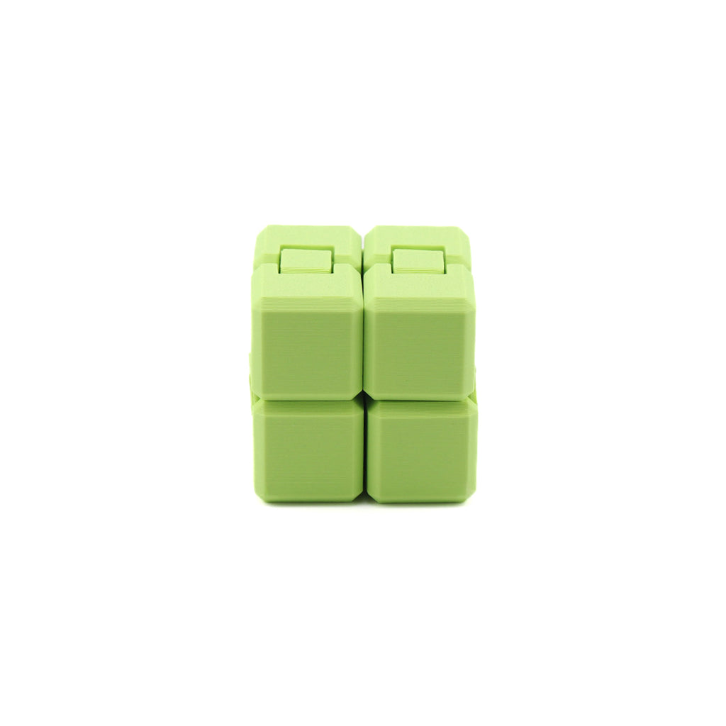 Green Infinity Cube – 3D-Printed Sensory Fidget