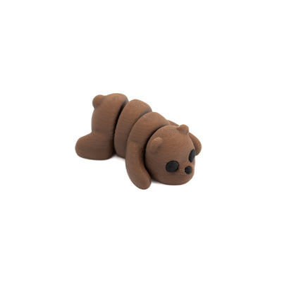 Articulated Brown Bear – 3D-Printed Sensory Fidget