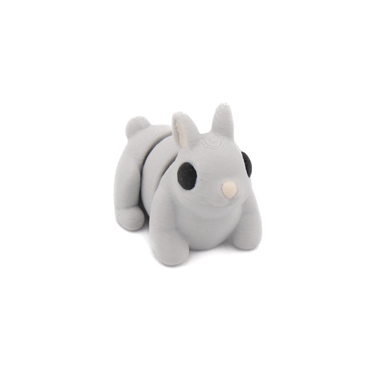 Articulated Grey Rabbit – 3D-Printed Sensory Fidget Main image