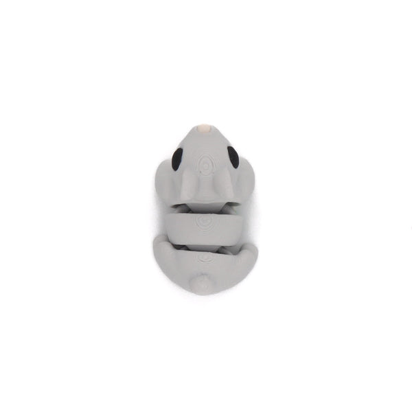 Lapin articulé gris – Fidget sensoriel imprimé en 3D