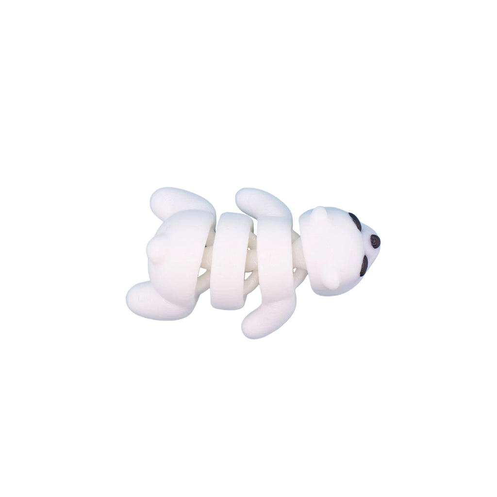 Articulated White Bear – 3D-Printed Sensory Fidget