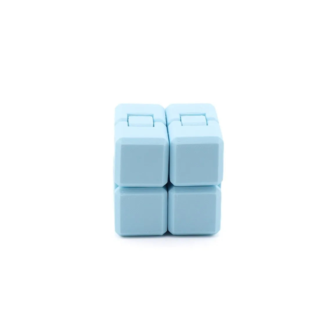Cube infini bleu – Fidget sensoriel imprimé en 3D Image secondaire du produit