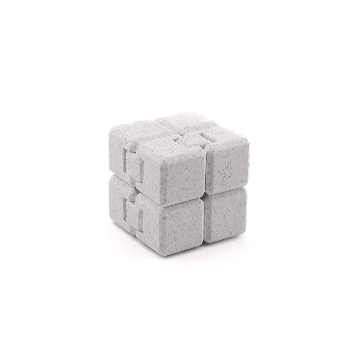 Cube Infini en Céramique – Objet Sensoriel Anti-Stress Imprimé en 3D Image principale du produit