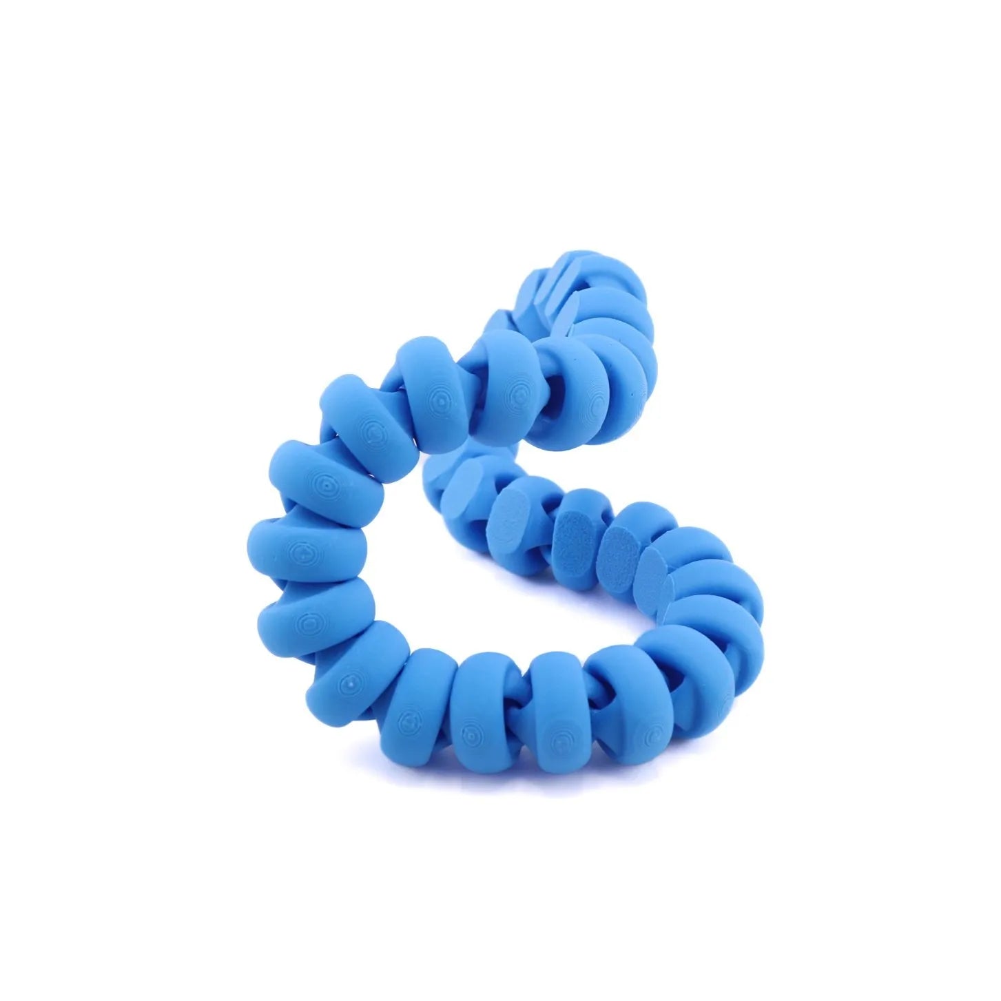 Sensory Loop Blue – Flexible Beaded Fidget Bracelet Main image