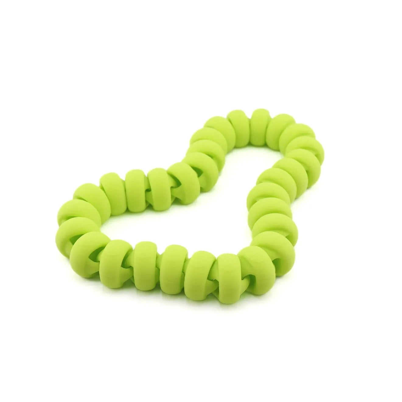 Sensory Loop Green – Flexible Beaded Fidget Bracelet Secondary image