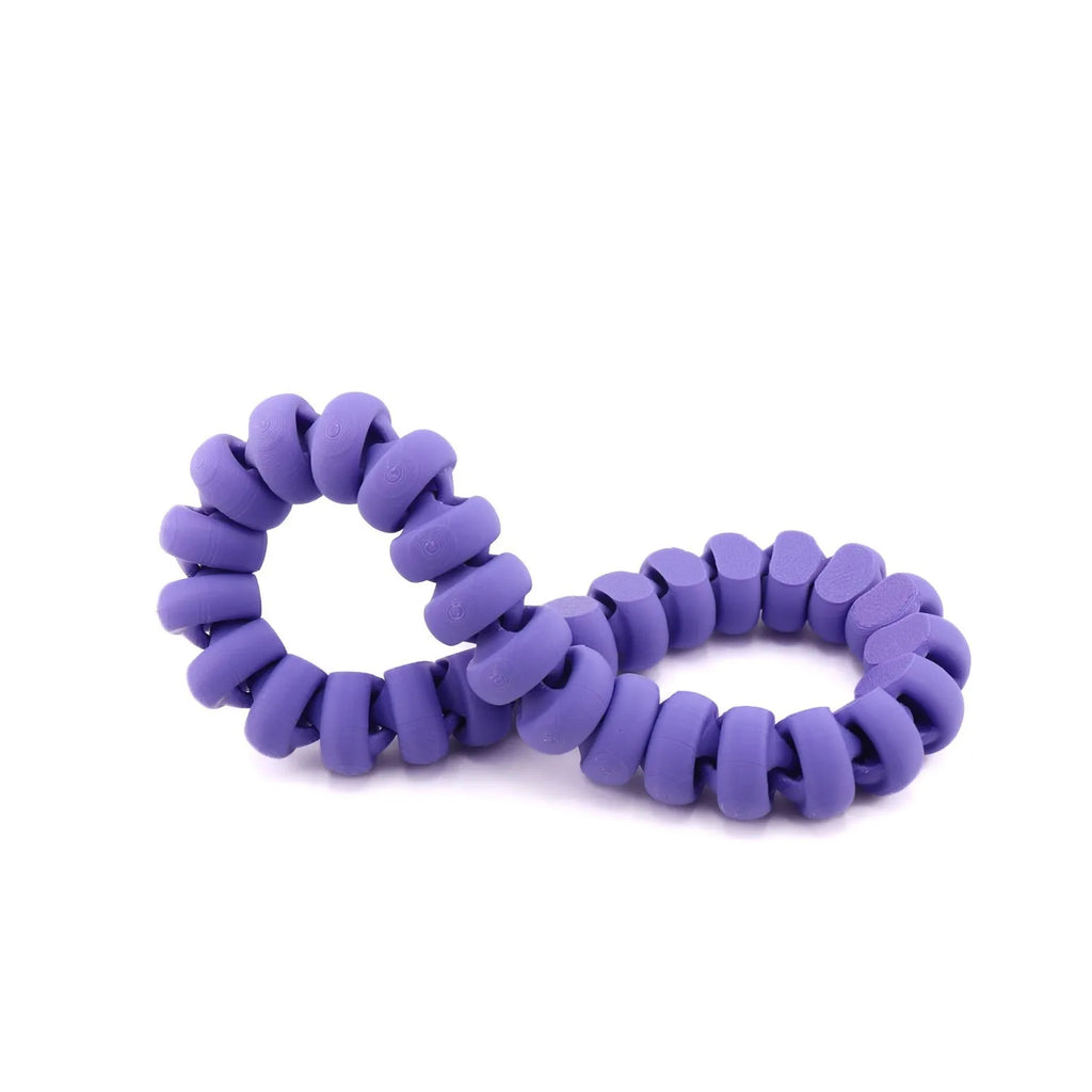 Sensory Loop Violet – Flexible Beaded Fidget Bracelet