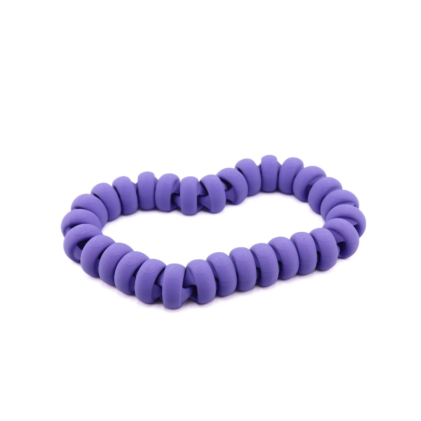 Sensory Loop Violet – Flexible Beaded Fidget Bracelet