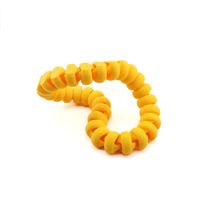 Sensory Loop Yellow – Flexible Beaded Fidget Bracelet