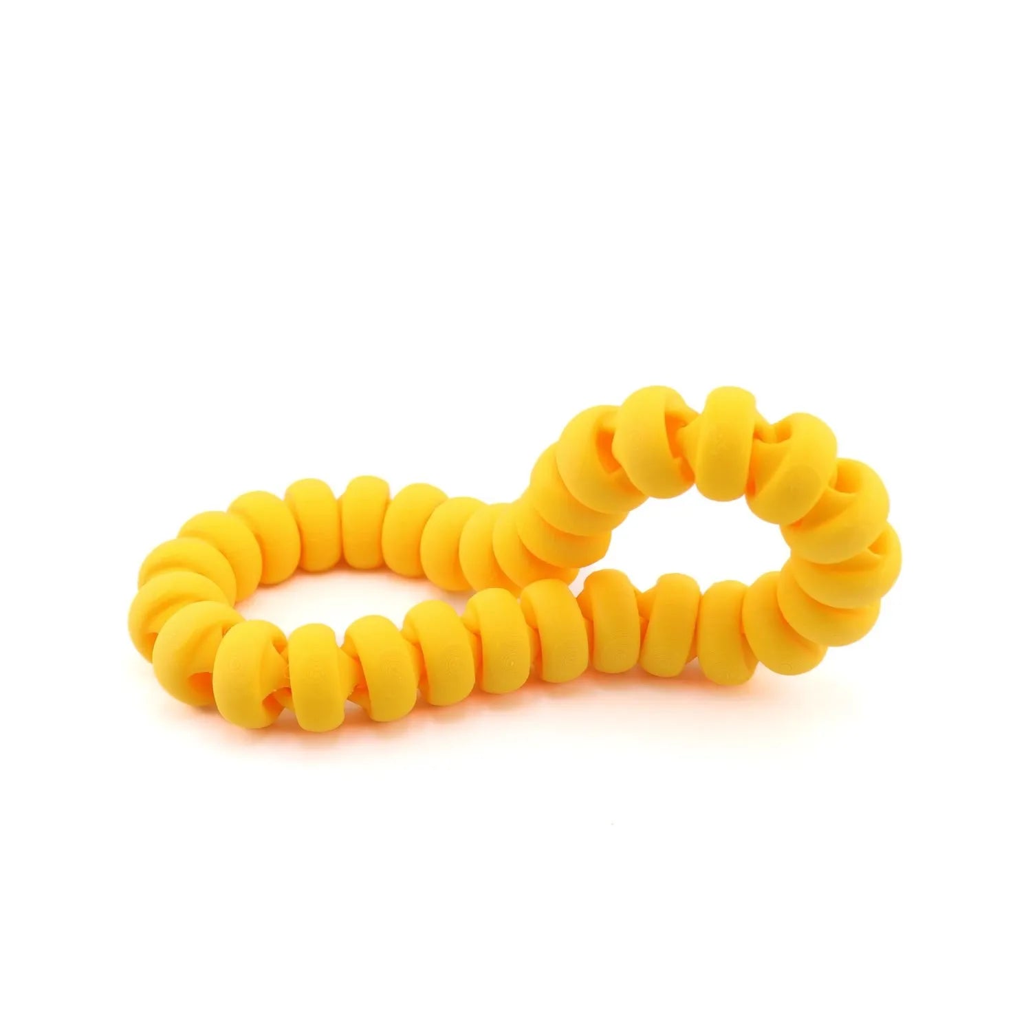 Sensory Loop Yellow – Flexible Beaded Fidget Bracelet Secondary image