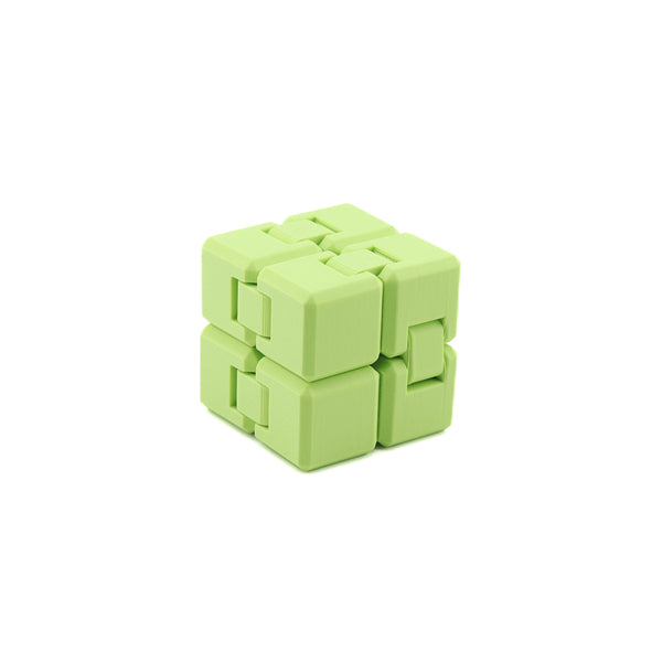 Green Infinity Cube – 3D-Printed Sensory Fidget