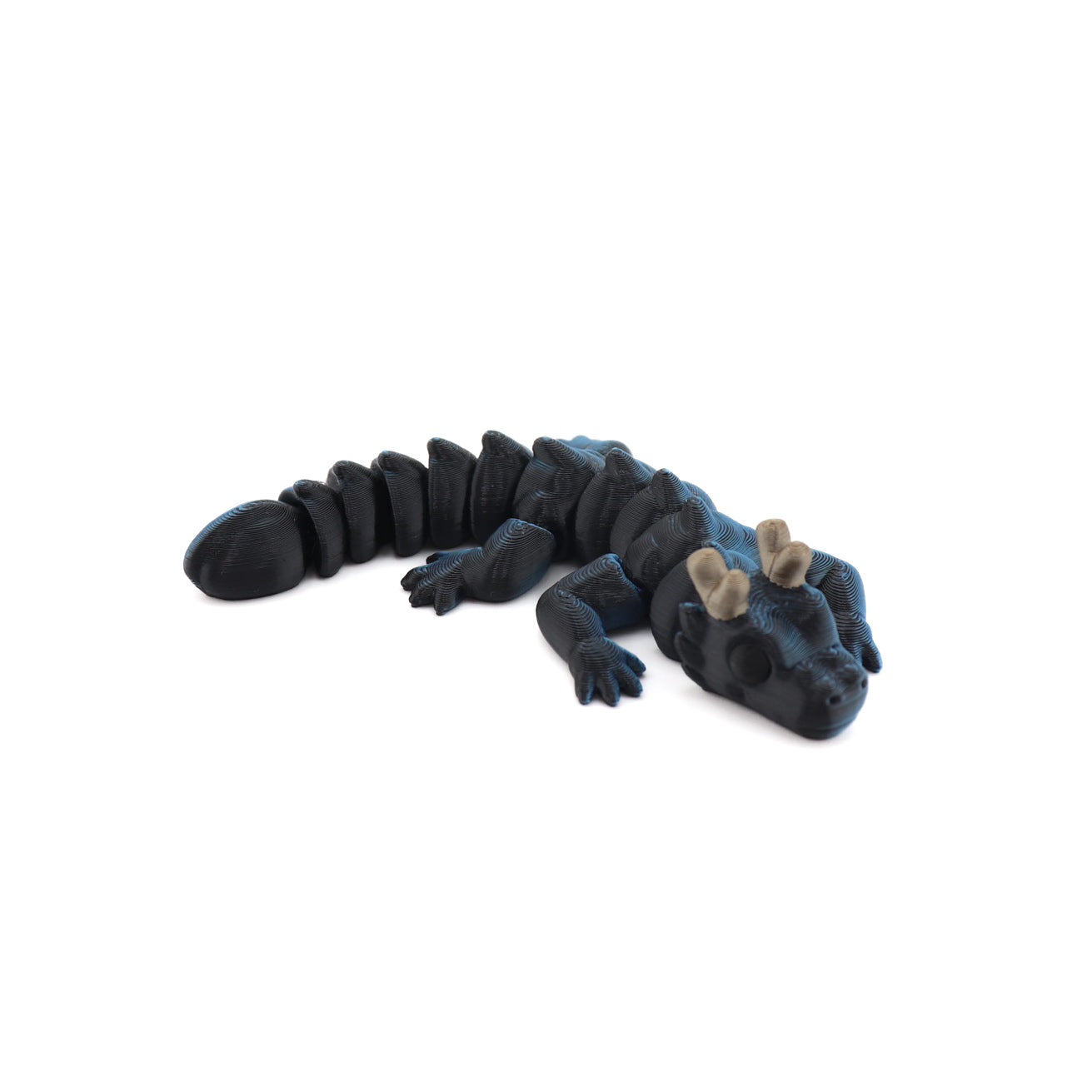 Articulated Phantom Black Baby Dragon – 3D-Printed Sensory Fidget Secondary image