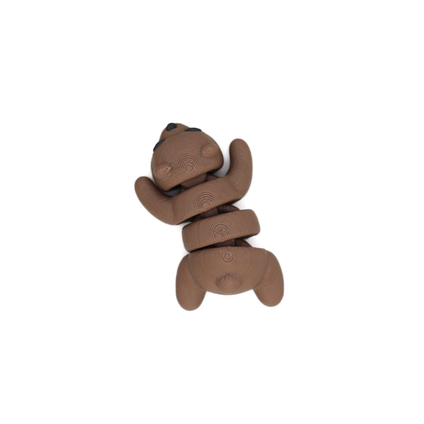 Ours brun articulé – Fidget sensoriel imprimé en 3D
