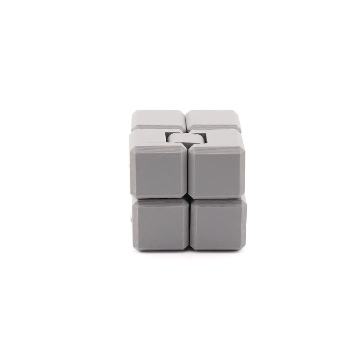 Cube Infini Gris – Jouet sensoriel imprimé en 3D Image secondaire du produit