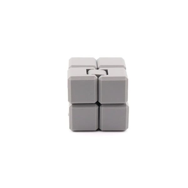 Grey Infinity Cube – 3D-Printed Sensory Fidget