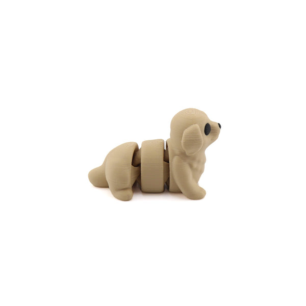 Articulated Golden Retriever – 3D-Printed Sensory Fidget