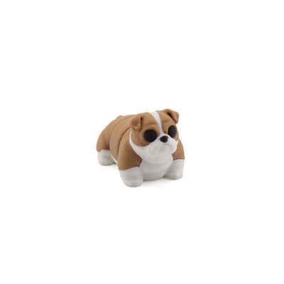 Bulldog articulé – Fidget sensoriel imprimé en 3D
