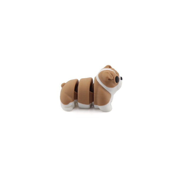 Bulldog articulé – Fidget sensoriel imprimé en 3D
