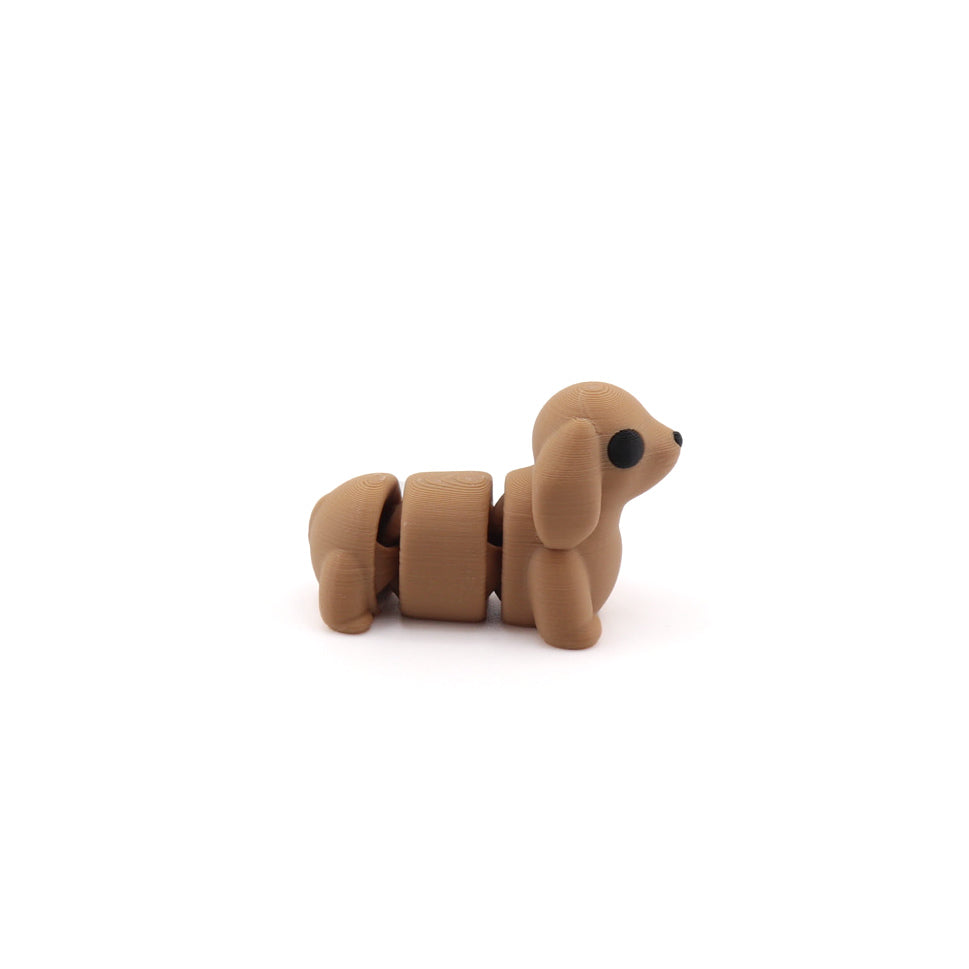 Teckel Articulé – Fidget Sensoriel Imprimé en 3D