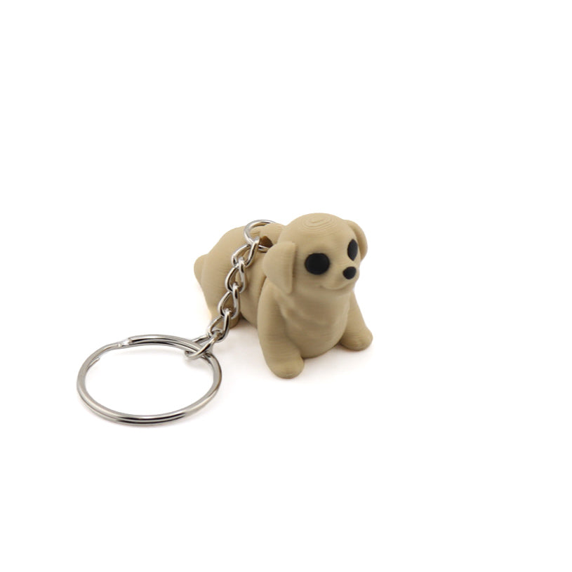 Golden Retriever Keychain – 3D-Printed Sensory Accessory