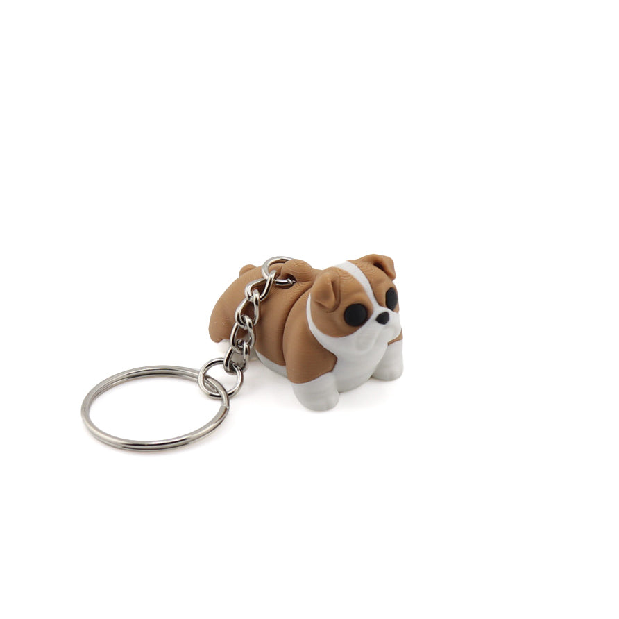 Bulldog Keychain – 3D-Printed Sensory Accessory Main image
