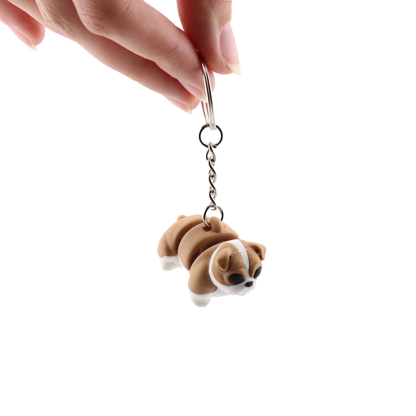 Bulldog Keychain – 3D-Printed Sensory Accessory Secondary image