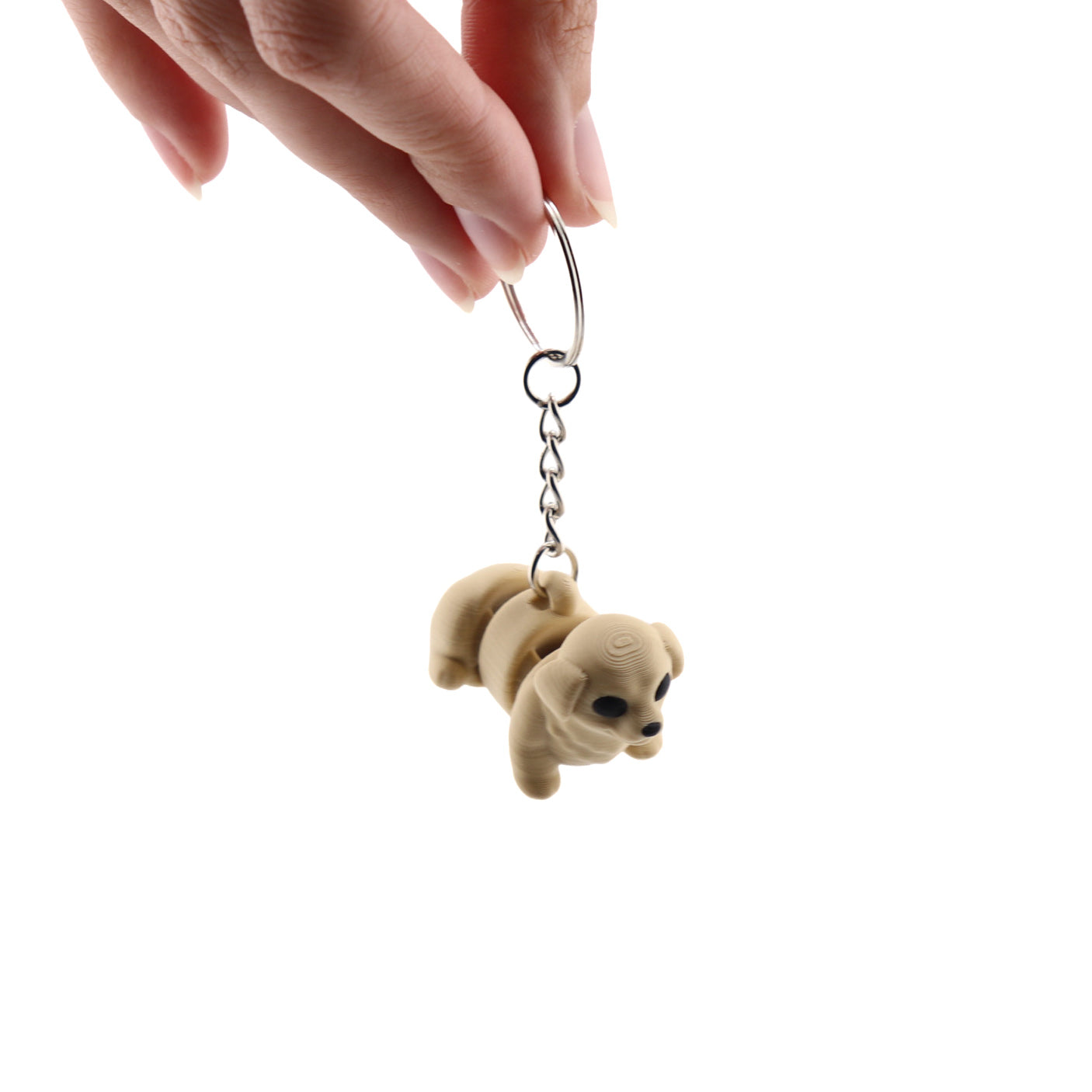 Golden Retriever Keychain – 3D-Printed Sensory Accessory Secondary image