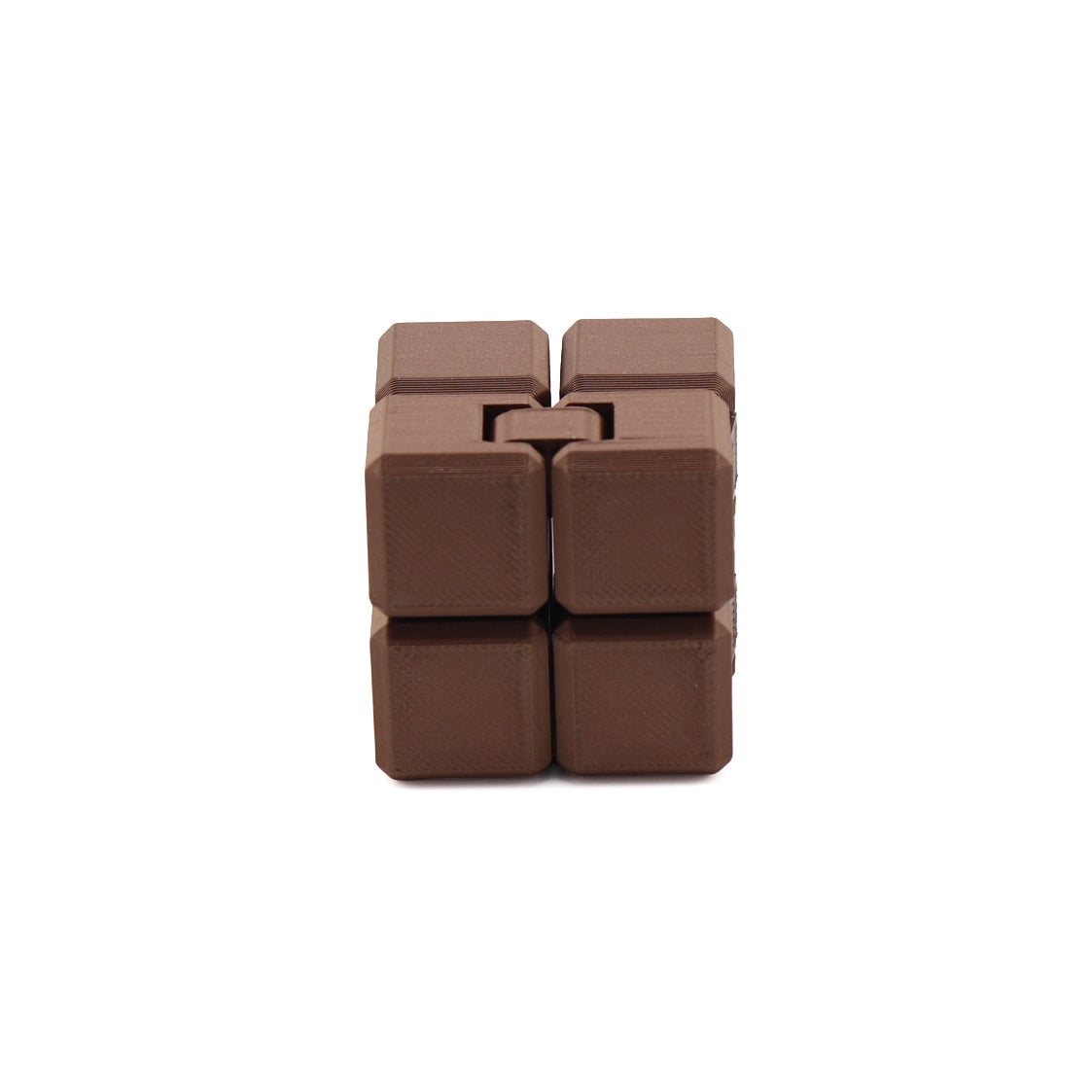 Bronze Infinity Cube – 3D-Printed Sensory Fidget