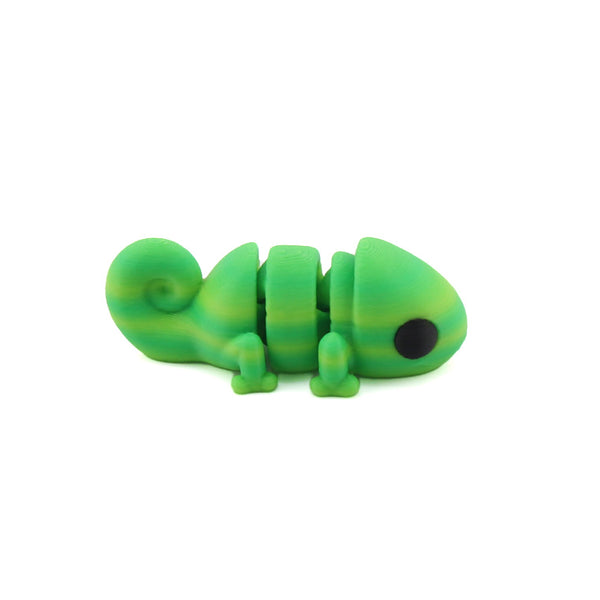 Caméléon Articulé – Jouet Sensoriel Fidget Imprimé en 3D