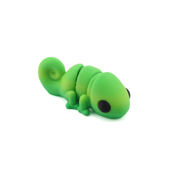 Caméléon Articulé – Jouet Sensoriel Fidget Imprimé en 3D