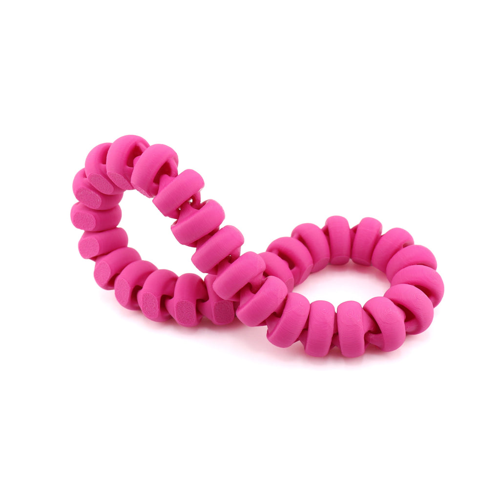 Boucle sensorielle bleue – Bracelet anti-stress flexible à perles
