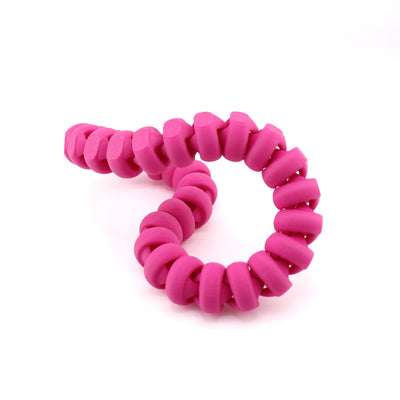 Boucle sensorielle bleue – Bracelet anti-stress flexible à perles