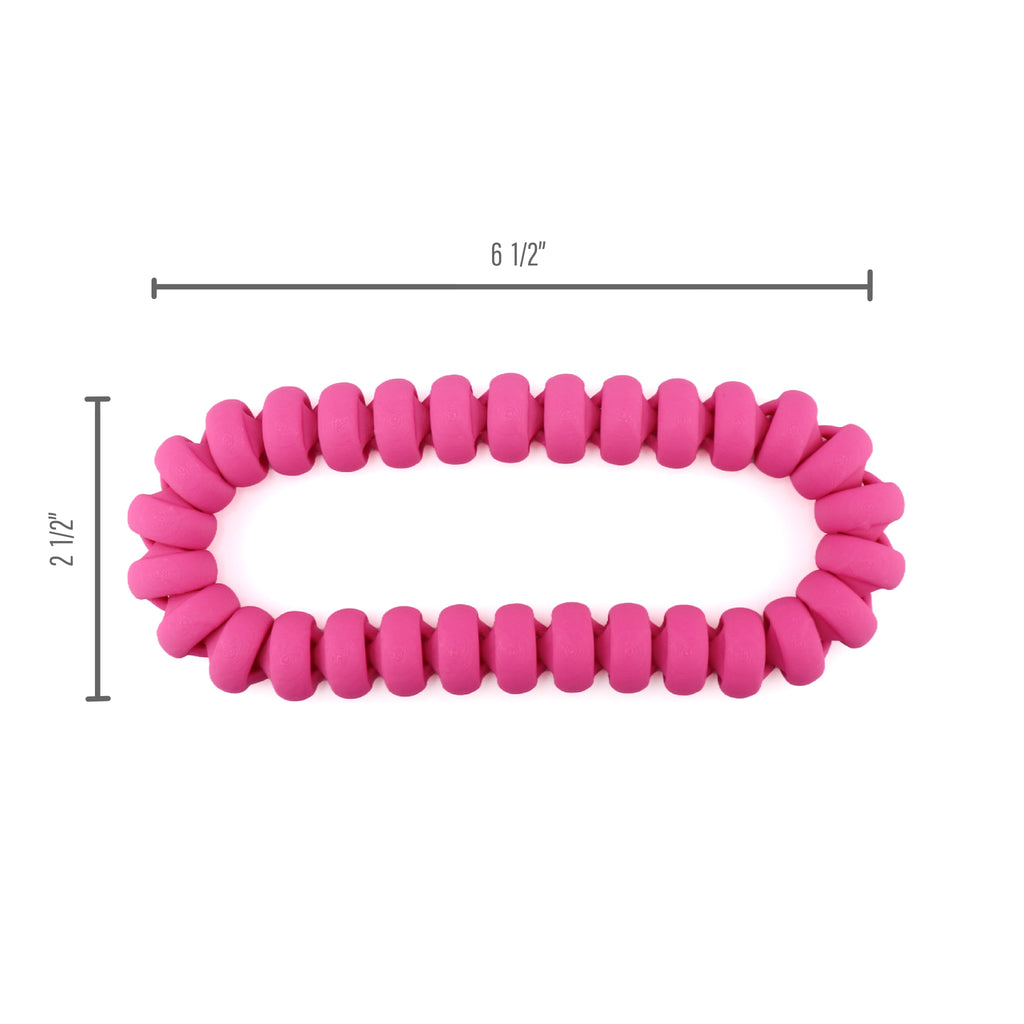 Boucle sensorielle bleue – Bracelet anti-stress flexible à perles