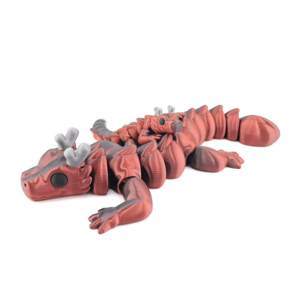 Articulated Large Ashkar Dragon – 3D-Printed Sensory Fidget