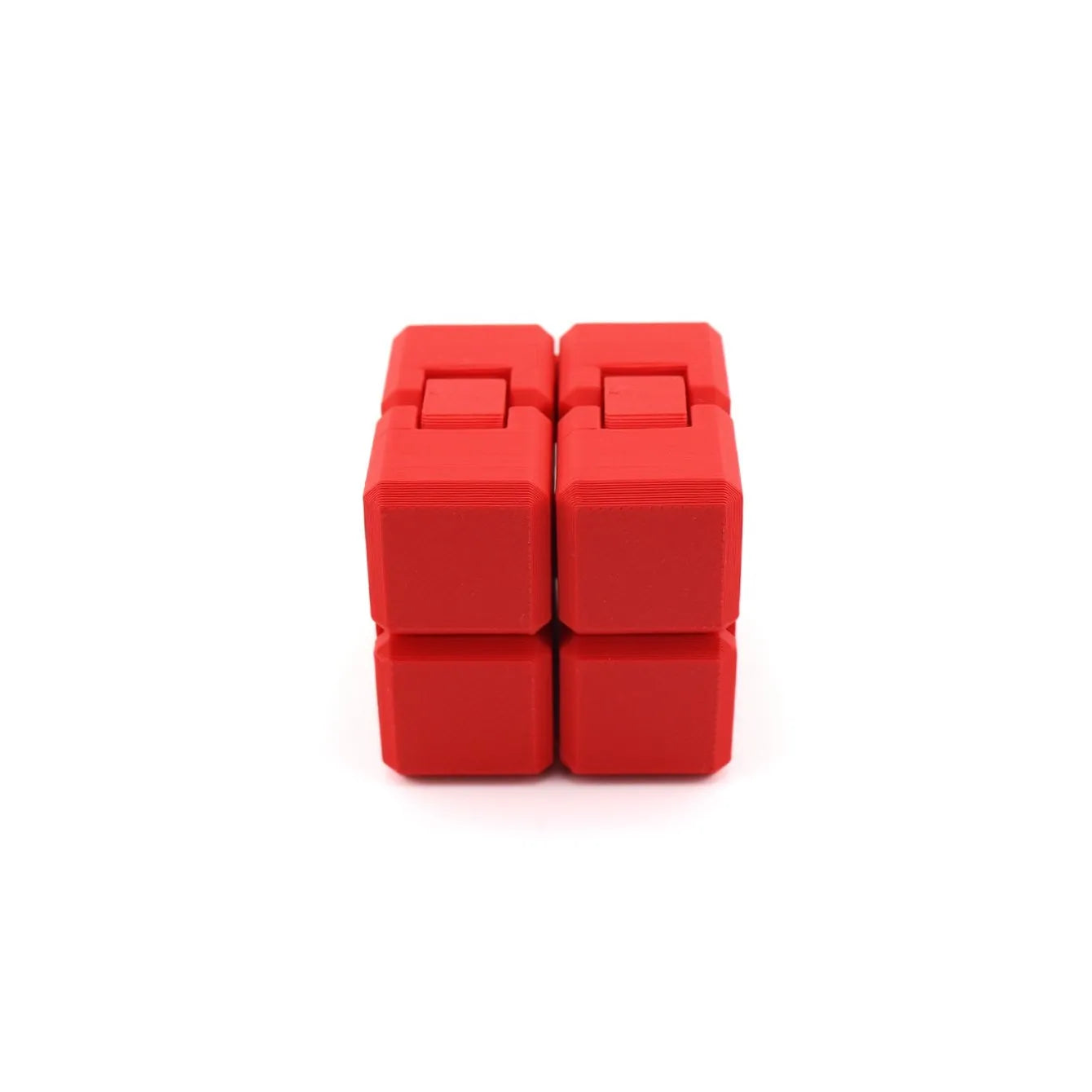 Red Infinity Cube – 3D-Printed Sensory Fidget
