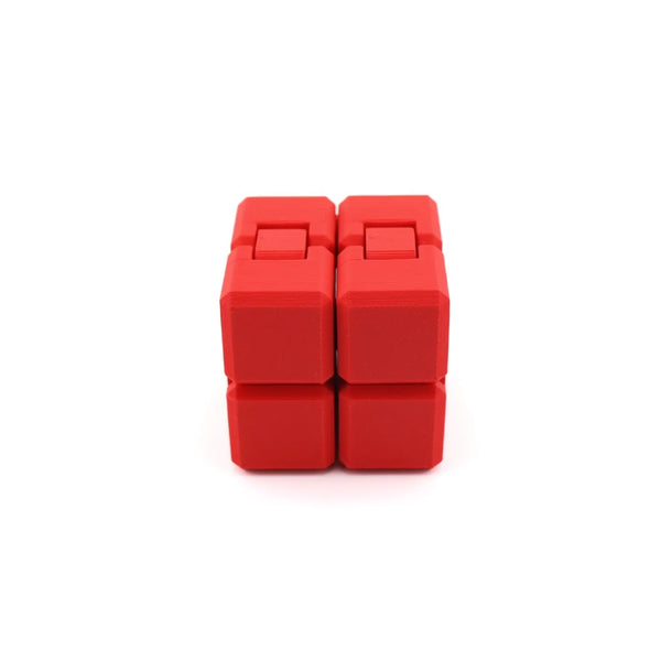 Red Infinity Cube – 3D-Printed Sensory Fidget