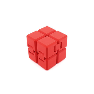 Red Infinity Cube – 3D-Printed Sensory Fidget