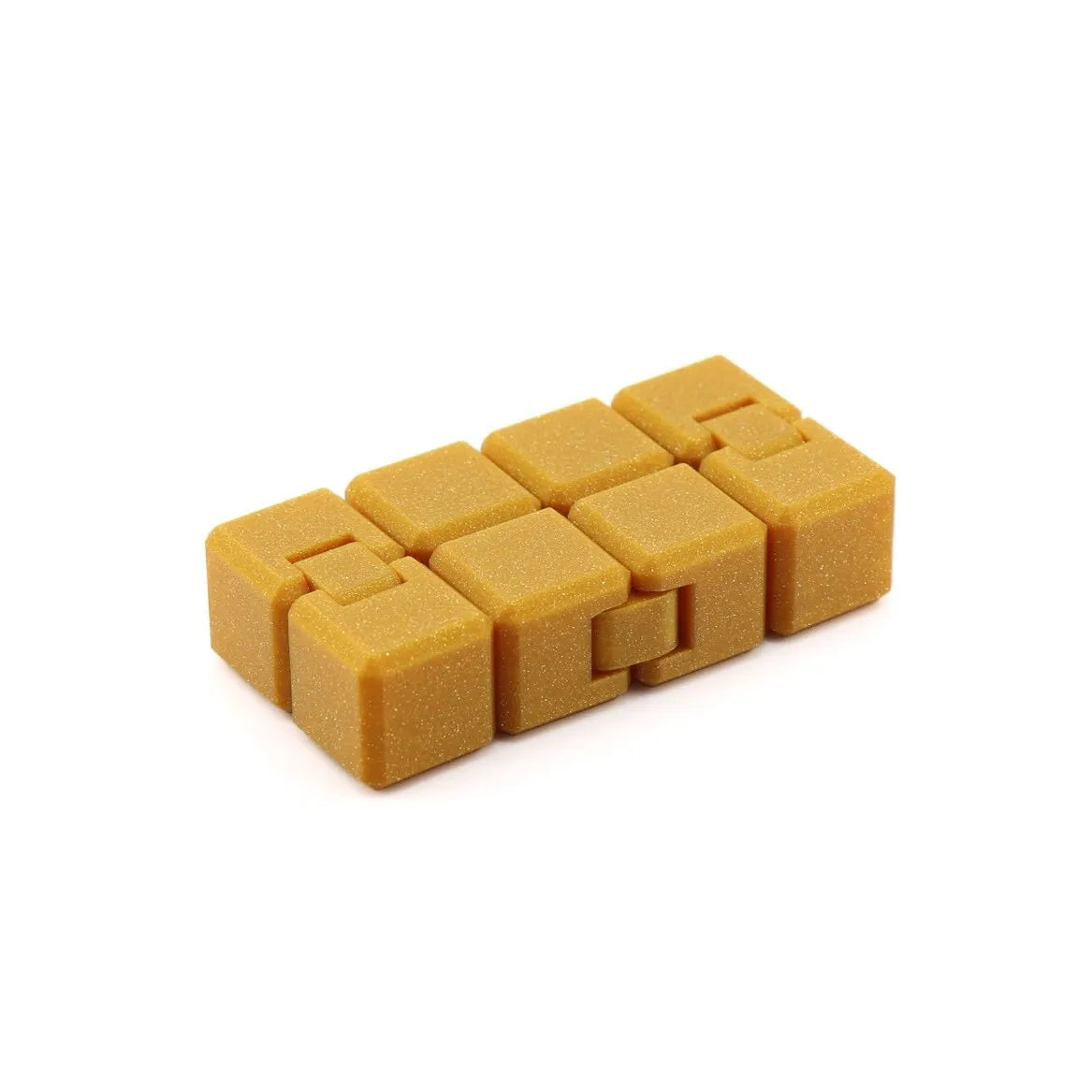 Sparkle Gold Infinity Cube – 3D-Printed Sensory Fidget